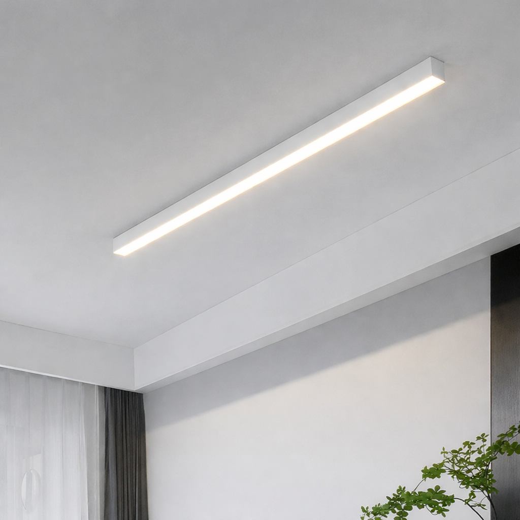 Ceiling LED Linear Light Minimalist Modern Style | Lumise