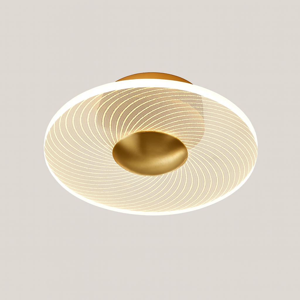 Dimmable LED Ceiling Light with Geometric Style | Luravix