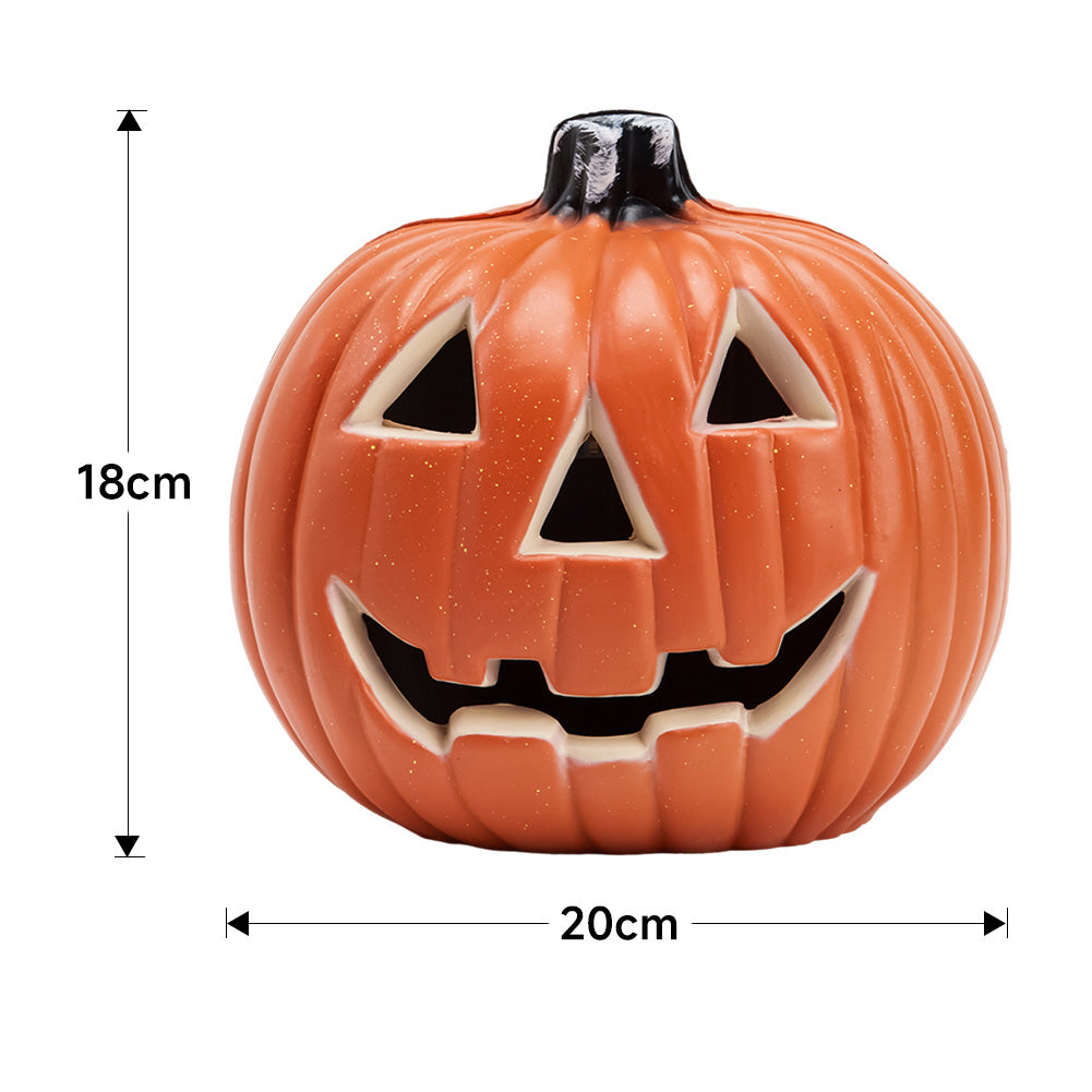 Halloween Pumpkin Jack O Lantern LED Light Up Decoration