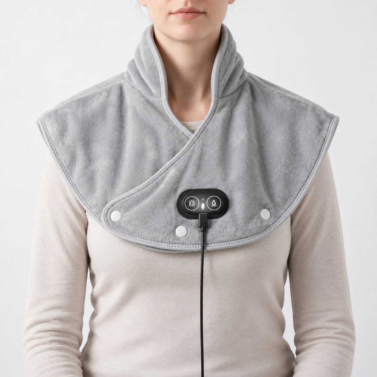 Heated Blanket for Neck and Shoulders with 3 Heat Settings