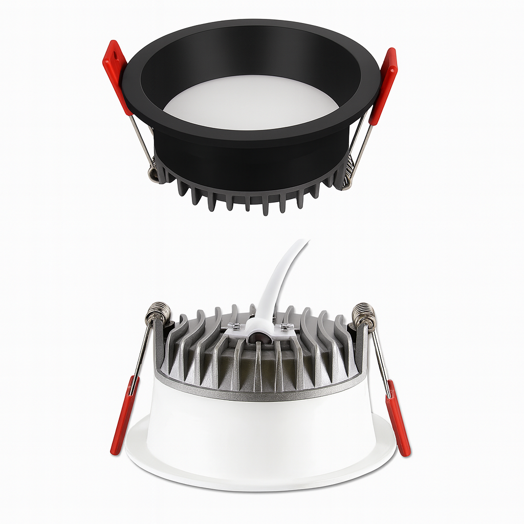 LED Recessed COB Ceiling Light Scandinavian Style | Norvixe