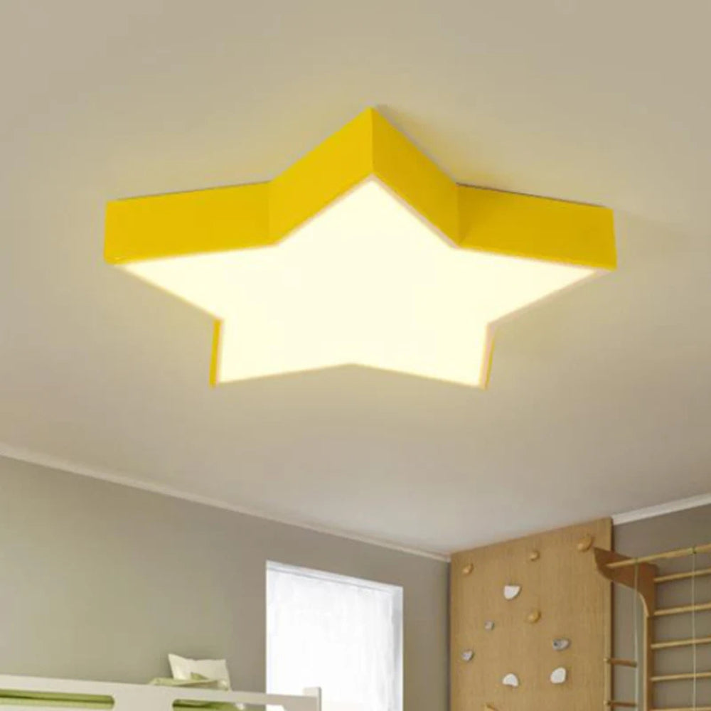 LED Star Ceiling Light Acrylic Flush Mount for Kids | Lumirus