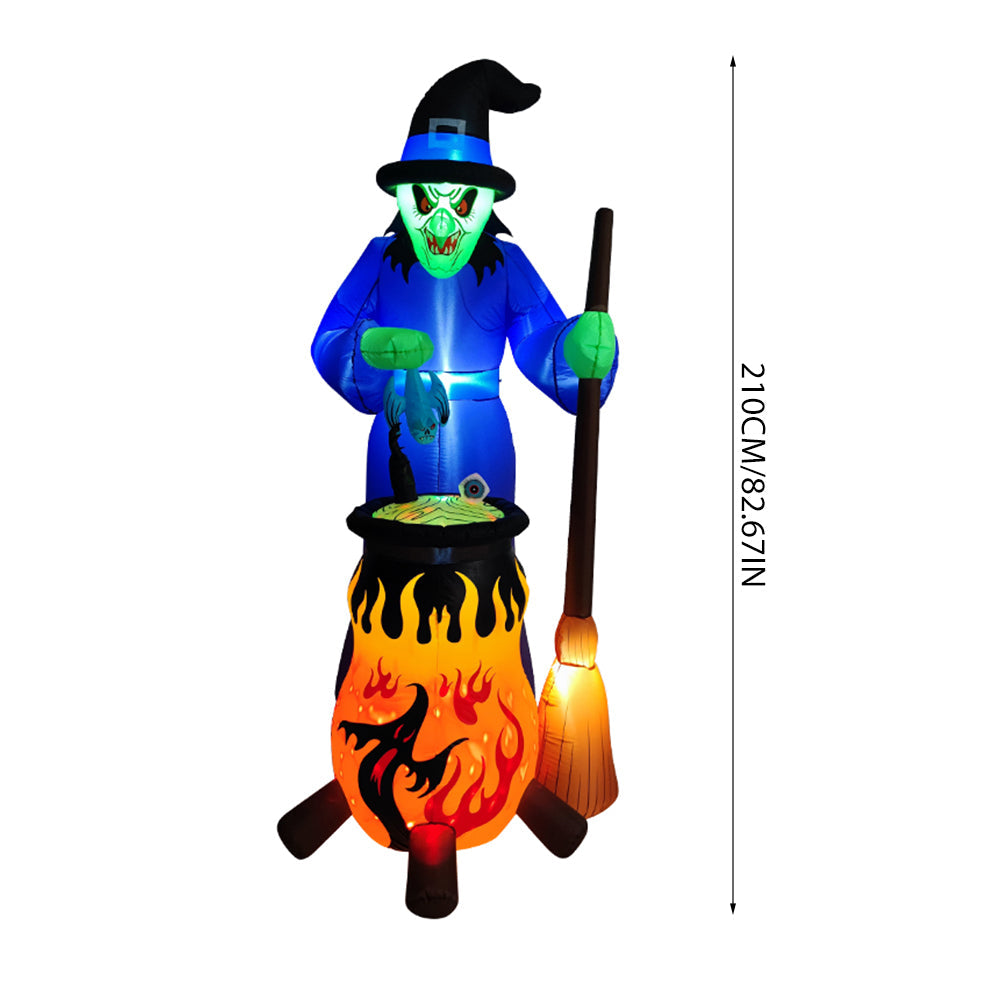 Large Outdoor Halloween Witch Inflatable