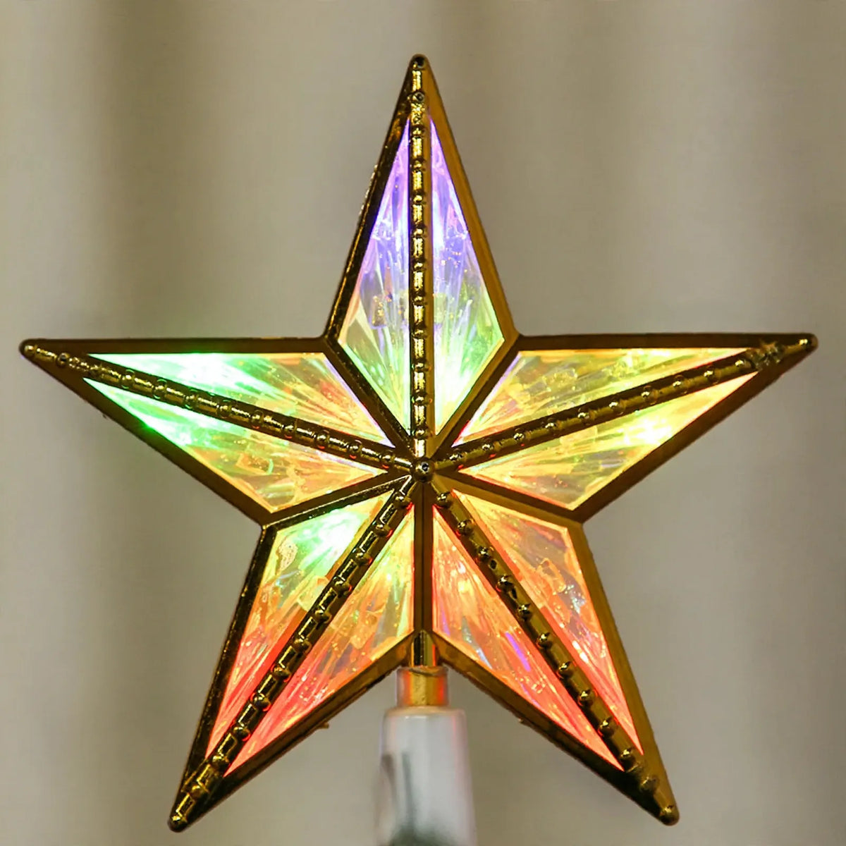 Lighted Christmas Tree Star Topper