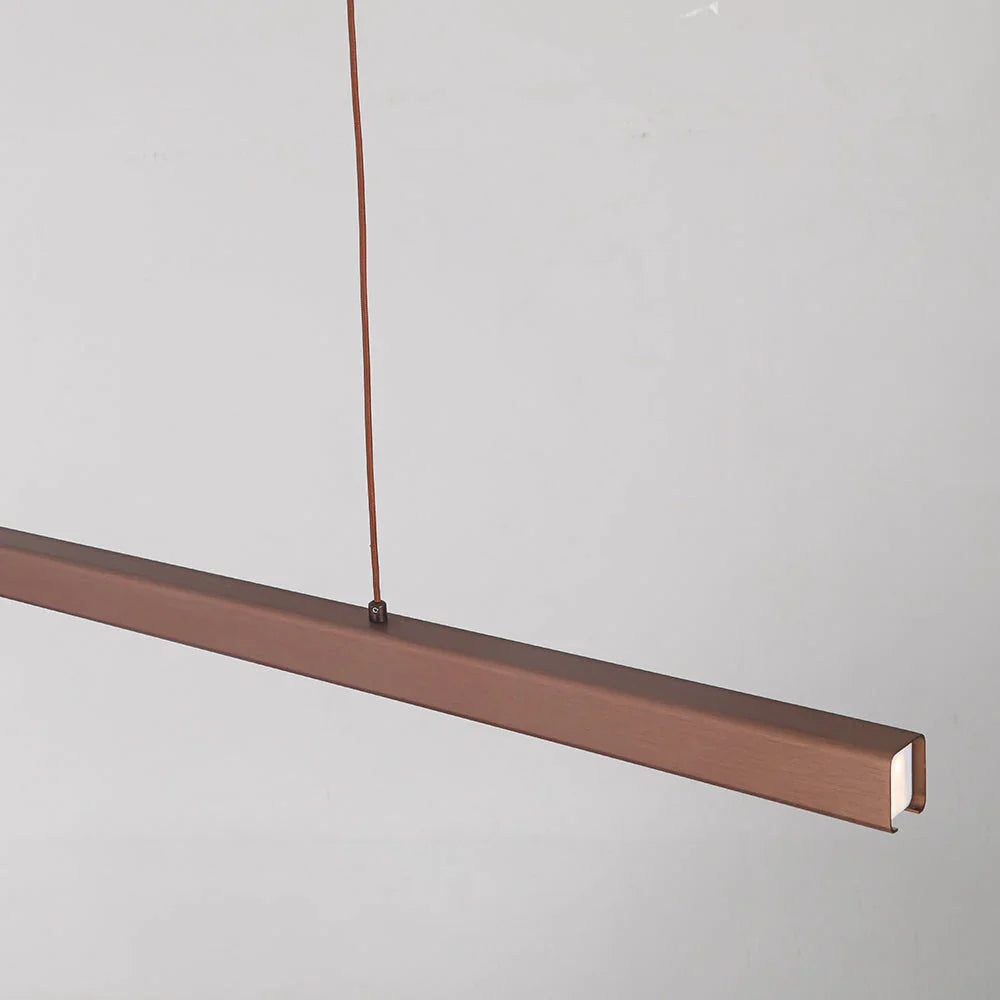 Linear LED Pendant Light Metal for Dining Areas | Avora