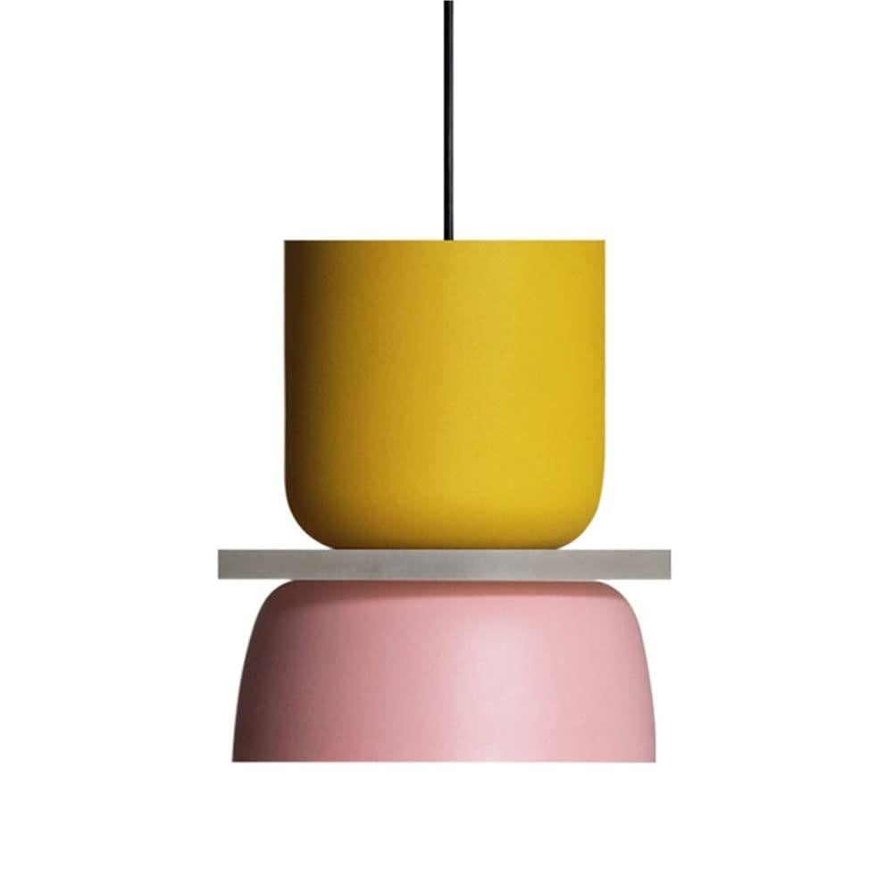 Metal Bowl Pendant Light with Nordic Colour Touch | Aurelle