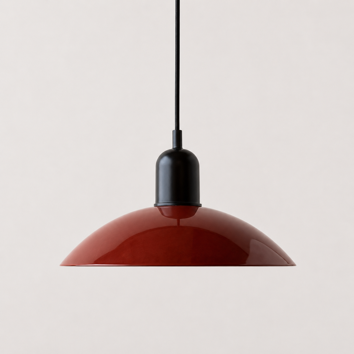 Modern Bauhaus Glass Dome Pendant Light | Bravix
