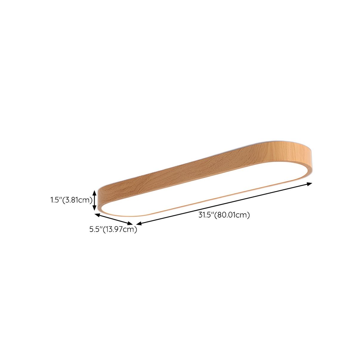 Modern LED Dimmable Ceiling Light with Acrylic Shade | Velmora