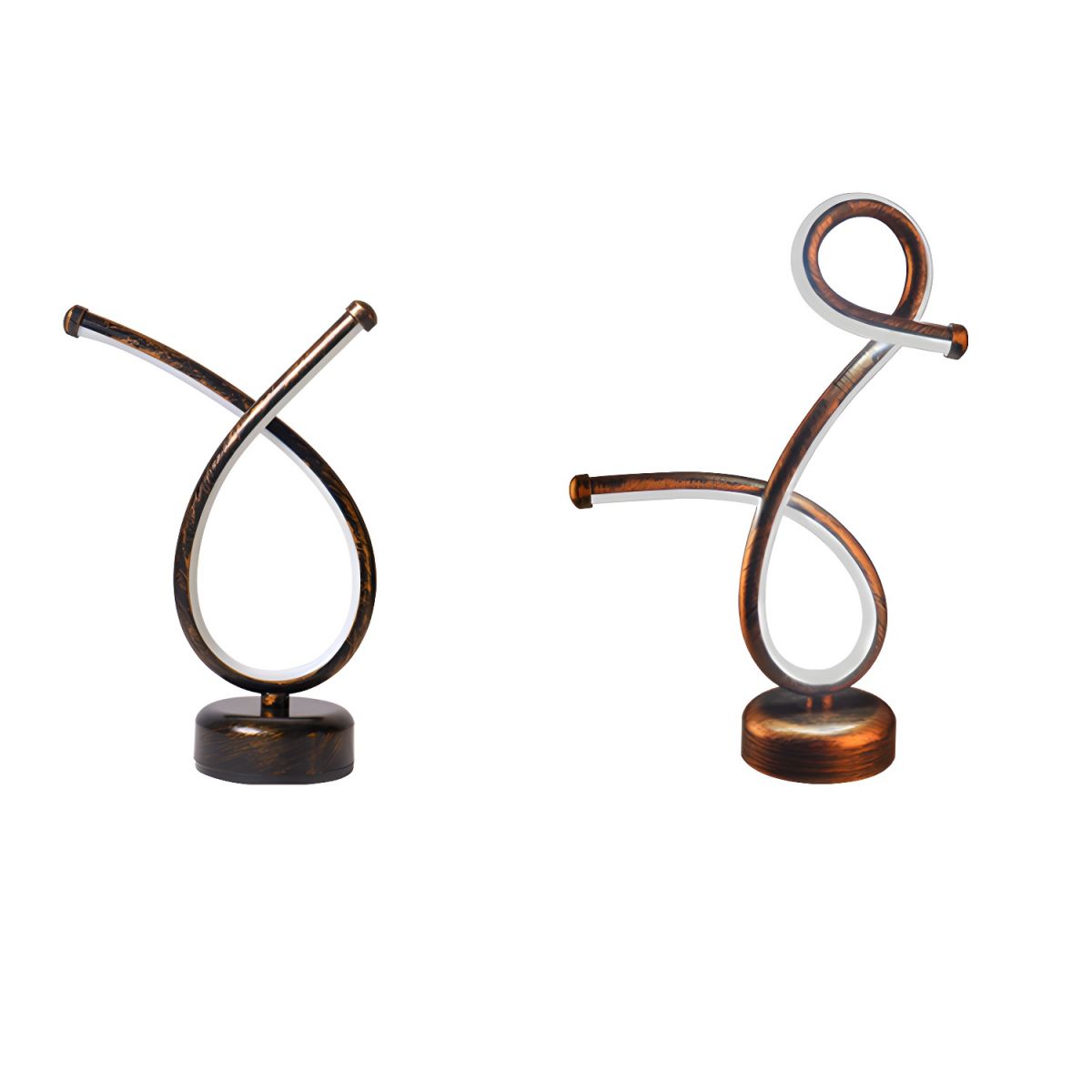 Modern Metal LED Table Lamp for Bar Settings | Bravino