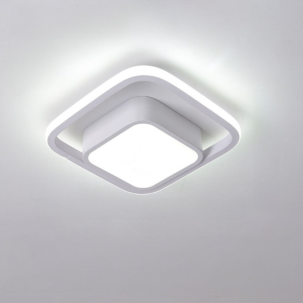 Modern Square Ring LED Ceiling Light Fixture | Solion