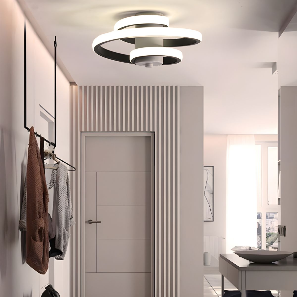 Nordic Acrylic LED Ceiling Light Modern Design | Lumion