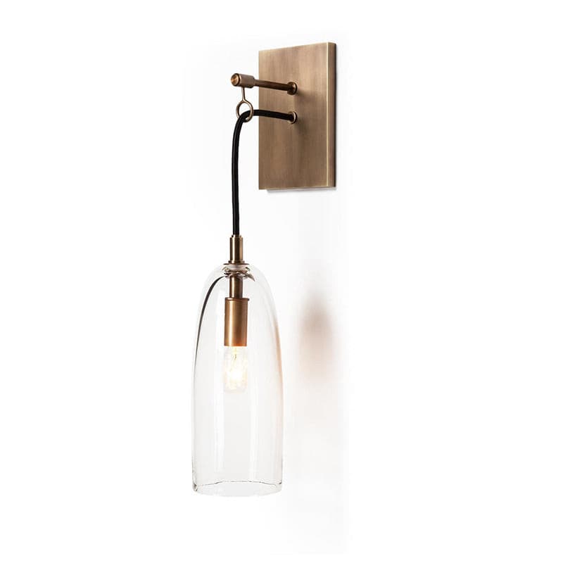 Nordic Brass Glass Wall Light for Interior Spaces | Bralune