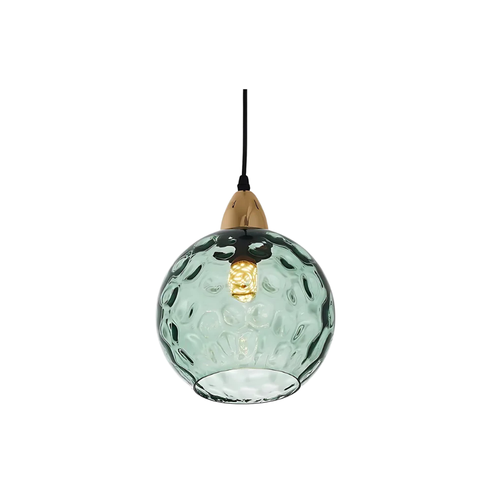 Nordic Glass Globe Pendant Light Fixture | Solvara