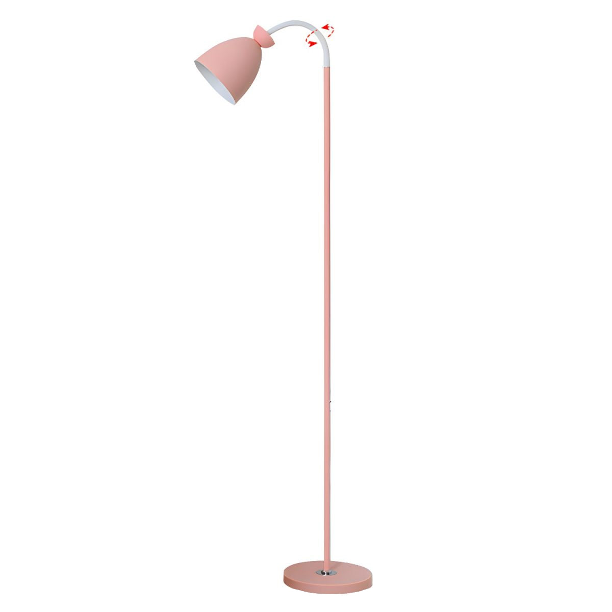 Nordic Metal Floor Lamp with Bell Shade Design | Ilvino