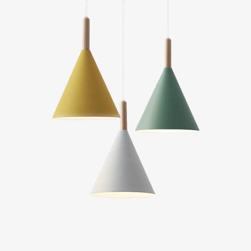 Nordic Style Metal Cone Pendant Light | Merqon