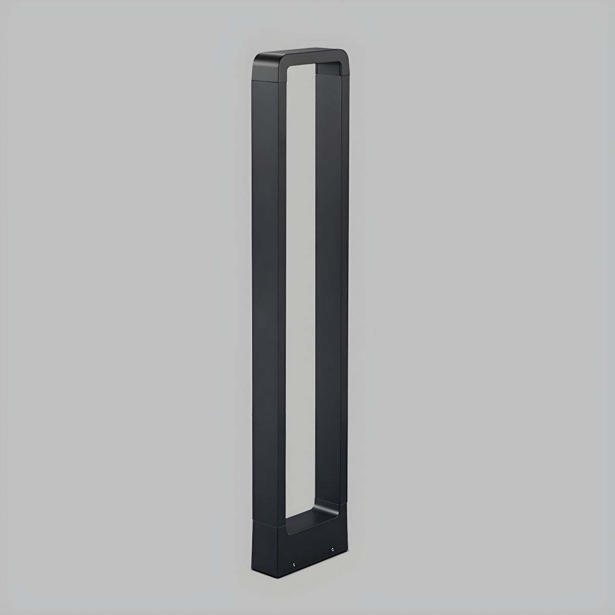 Outdoor Metal Pillar Light Glass Shade Modern Design | Marvexo