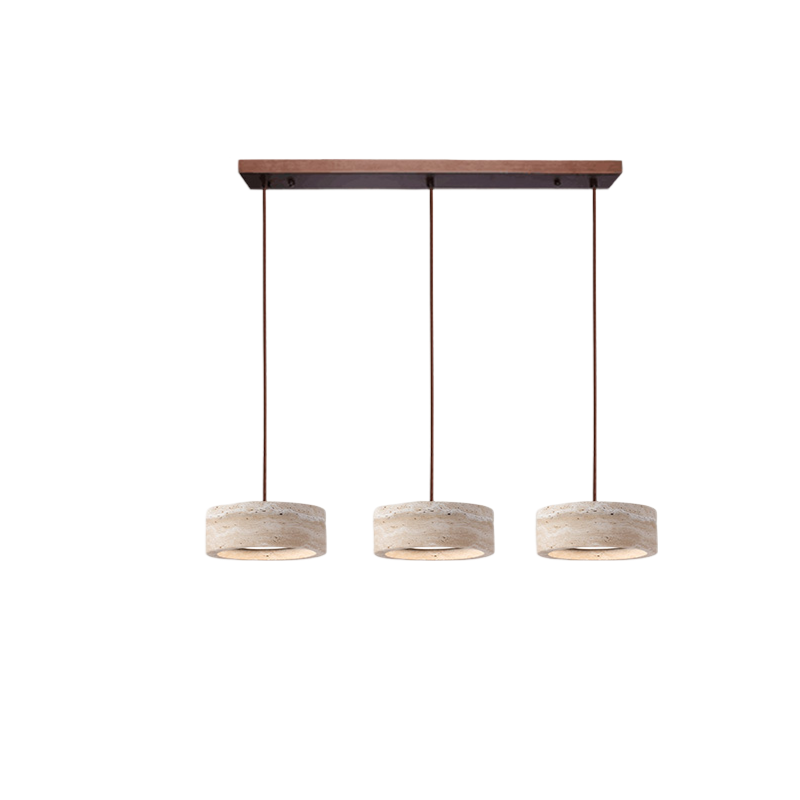 Pendant Light Travertine Stone Wabi Sabi Style | Verqis
