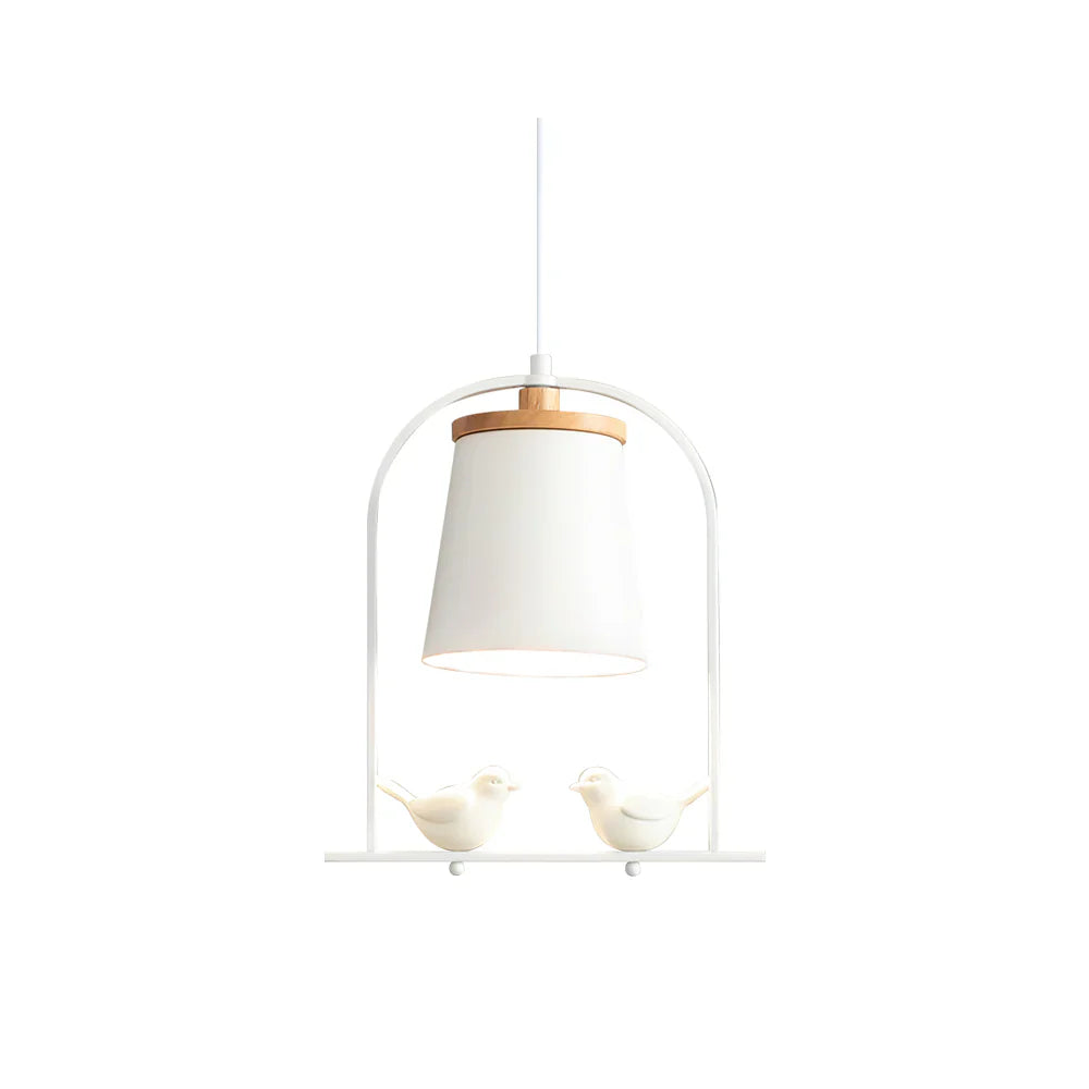 Pendant Light with Bird Accents Scandinavian Style | Arlina