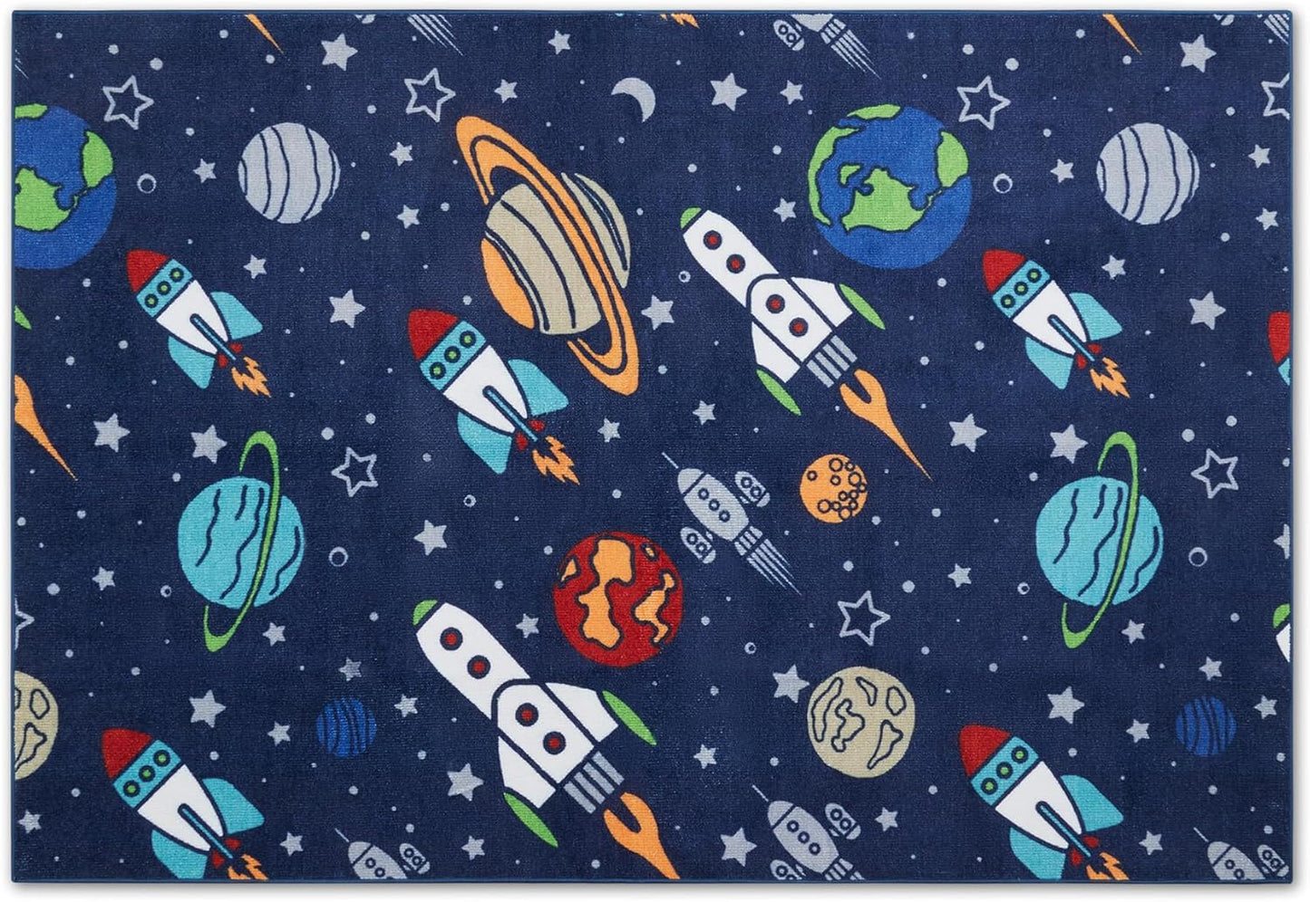 Play Mat Polyester Space Pattern for Kids Room Use | Meralix