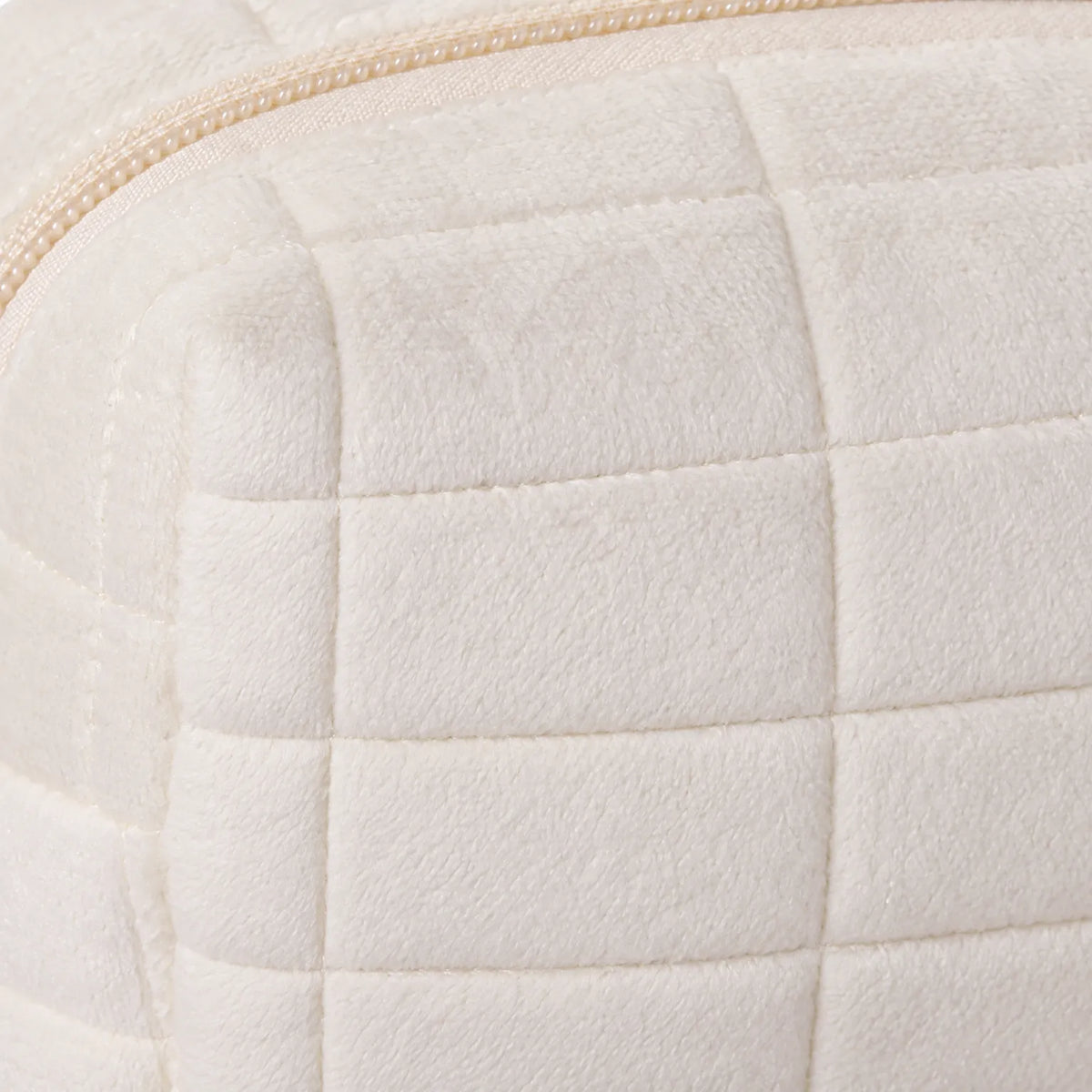 Quilted Travel Makeup Storage Bag