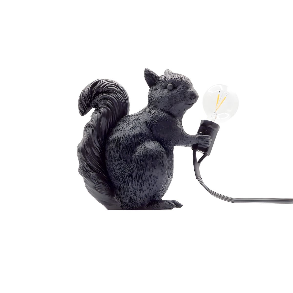 Resin Squirrel Table Lamp Nordic Art Deco Style | Ortivo