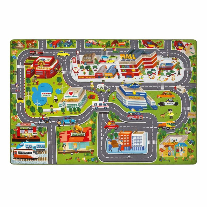 Road City Play Mat for Kids Indoor Play Areas | Tavoria