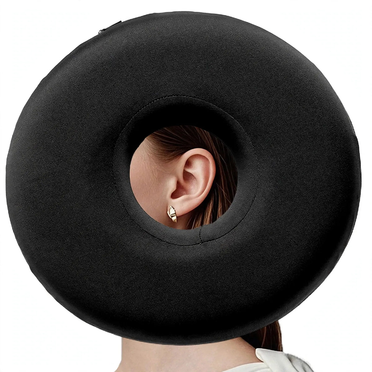 Round Memory Foam Doughnut Pillow