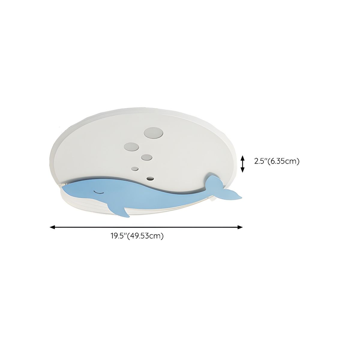 Round Metal Scandinavian Kids Ceiling Light | Tarvone