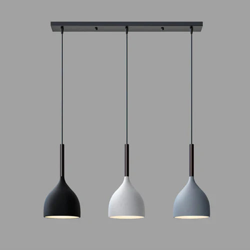 Scandinavian Resin Shade Pendant Light Fixture | Velires