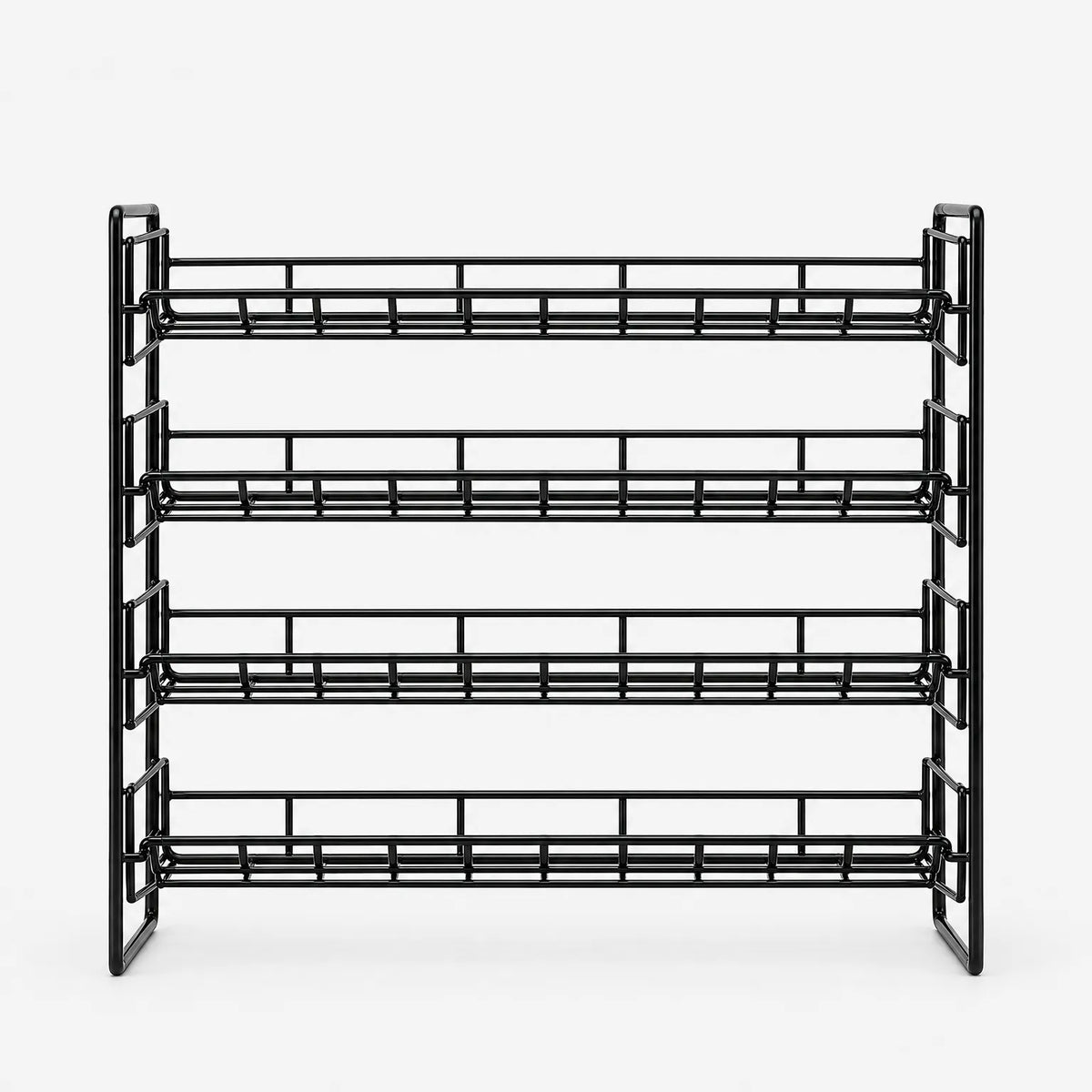 Spice Rack Foldable Four Tier Wire Organizer
