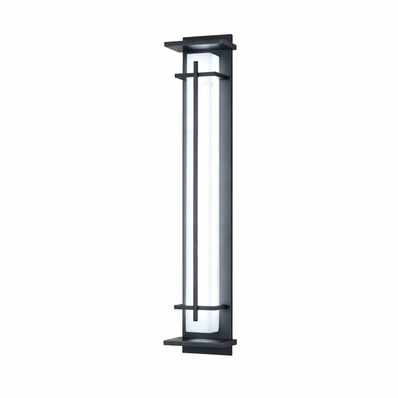 Stainless Steel Outdoor LED Wall Light Alabaster Finish | Ervona