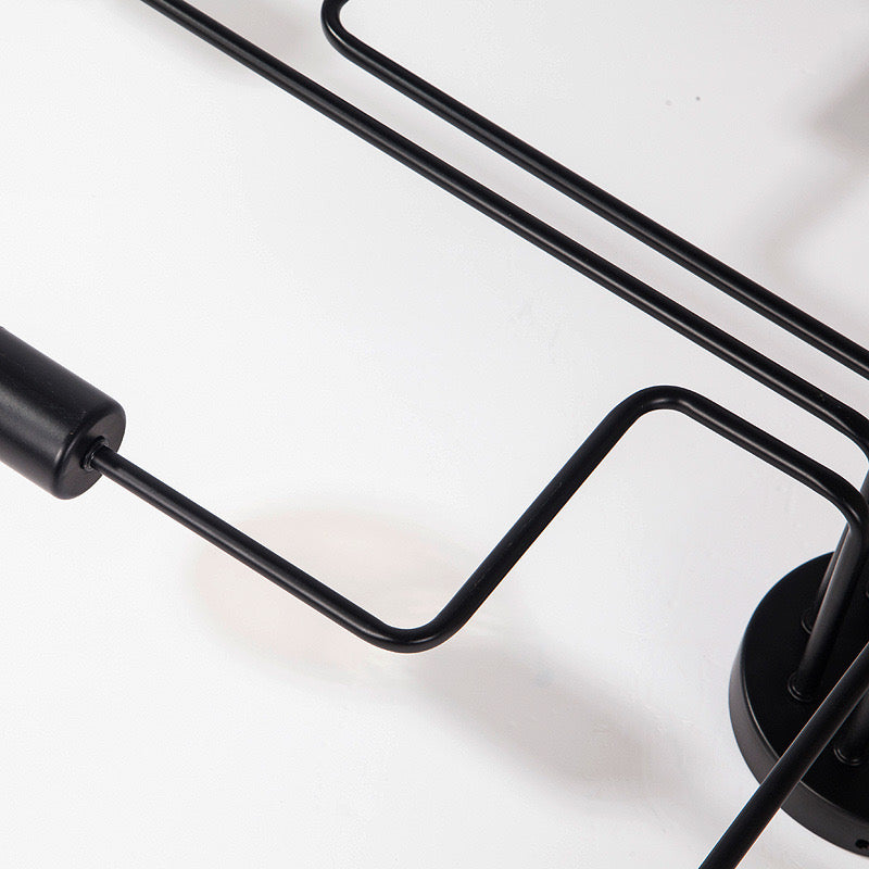 Vintage Metal Frame Ceiling Light Industrial Minimalist | Salira
