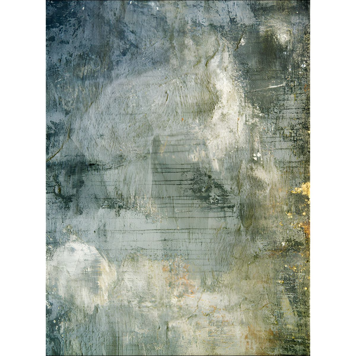 Washable Polyester Abstract Area Rug Industrial | Loomaria