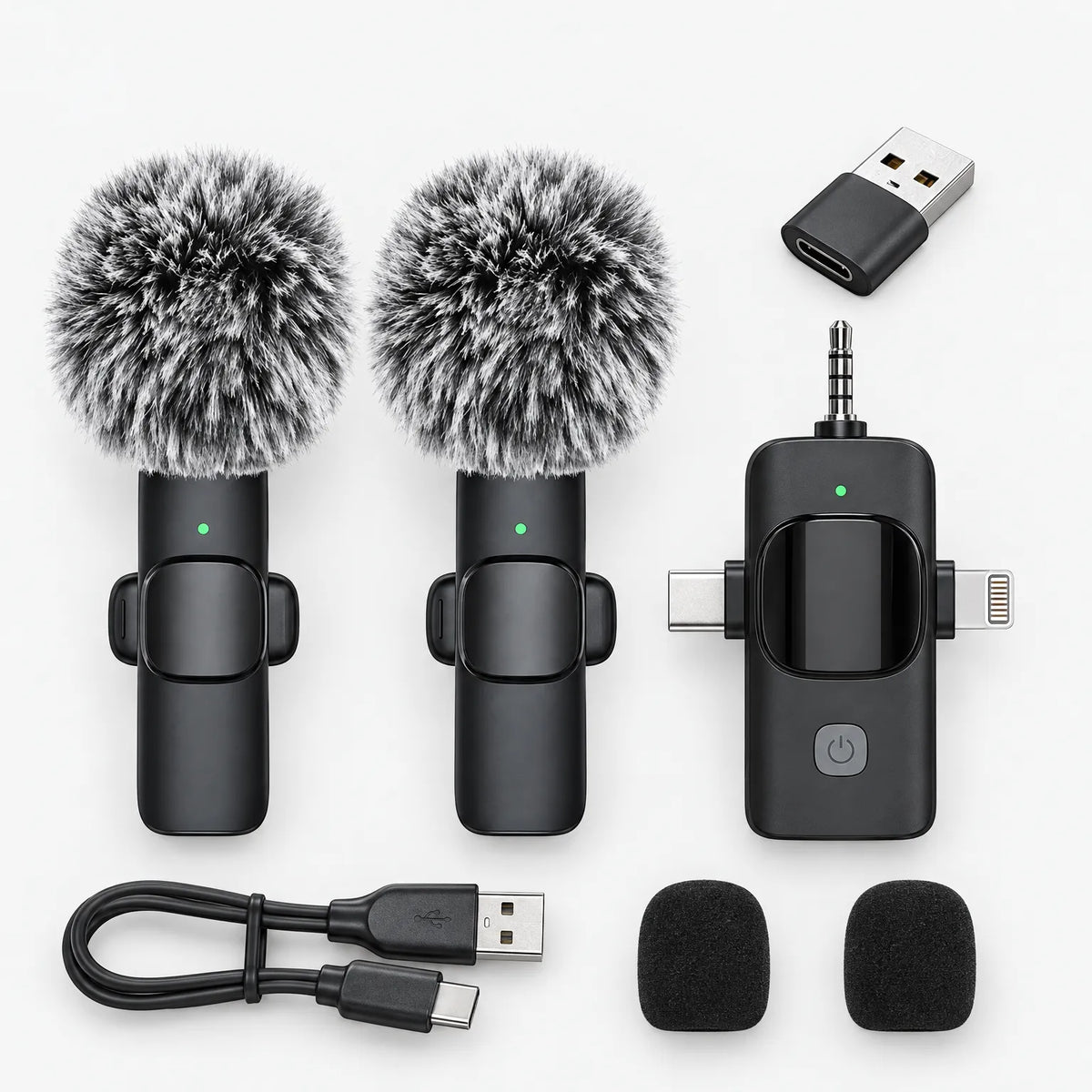 Wireless Lavalier Microphone Recording System