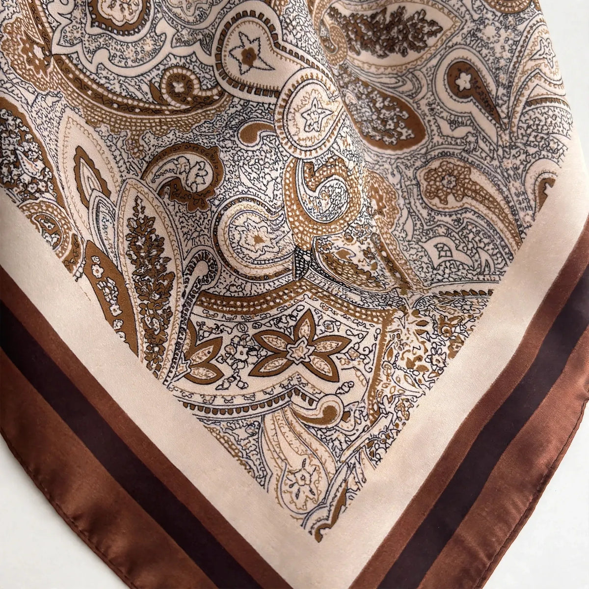 Women's Paisley Print Square Scarf