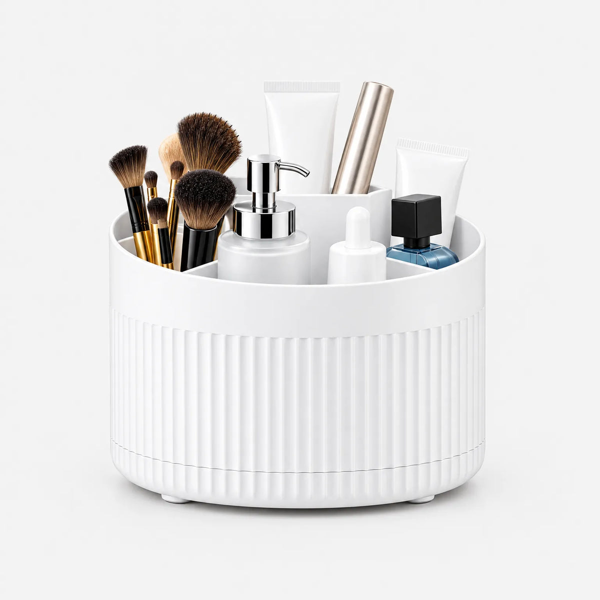 360 Rotating Makeup Organizer for Brushes and Cosmetics
