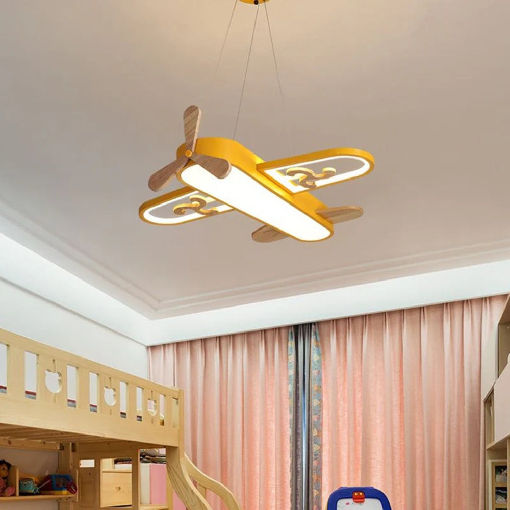 Acrylic Airplane Pendant Light for Kids Bedroom | Evorae