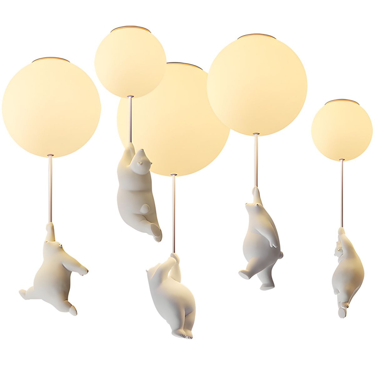 Acrylic Ball Ceiling Light for Kids Room | Norser