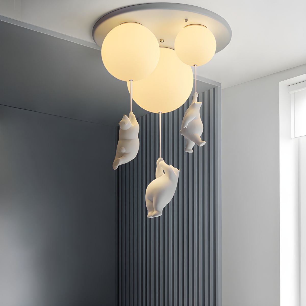 Acrylic Ball Ceiling Light for Kids Room | Norser