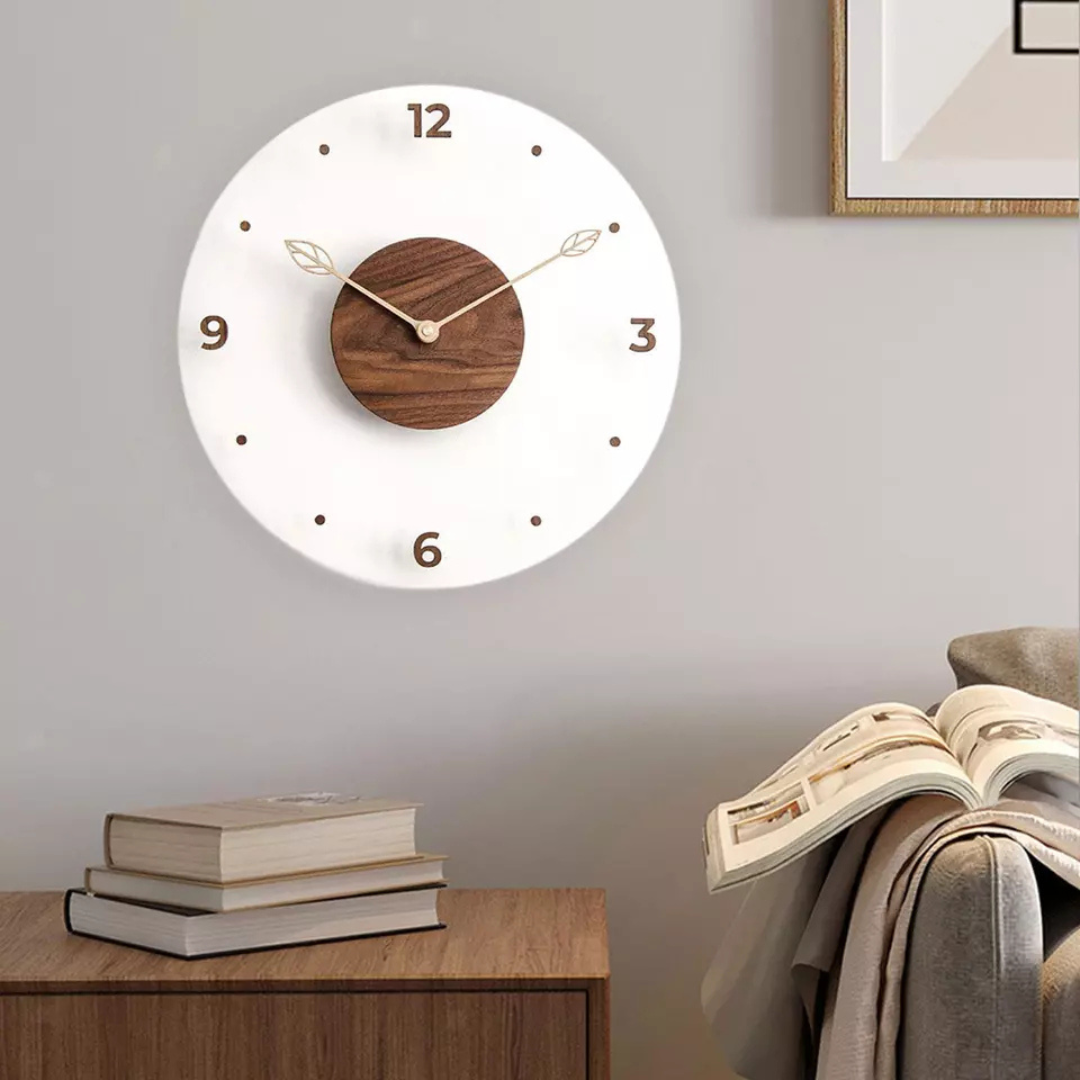 Acrylic Modern Wall Clock Silent Quartz Living Room | Voxabel
