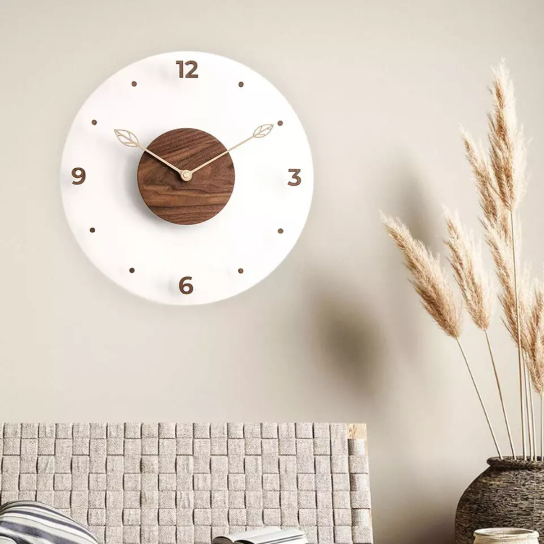 Acrylic Modern Wall Clock Silent Quartz Living Room | Voxabel
