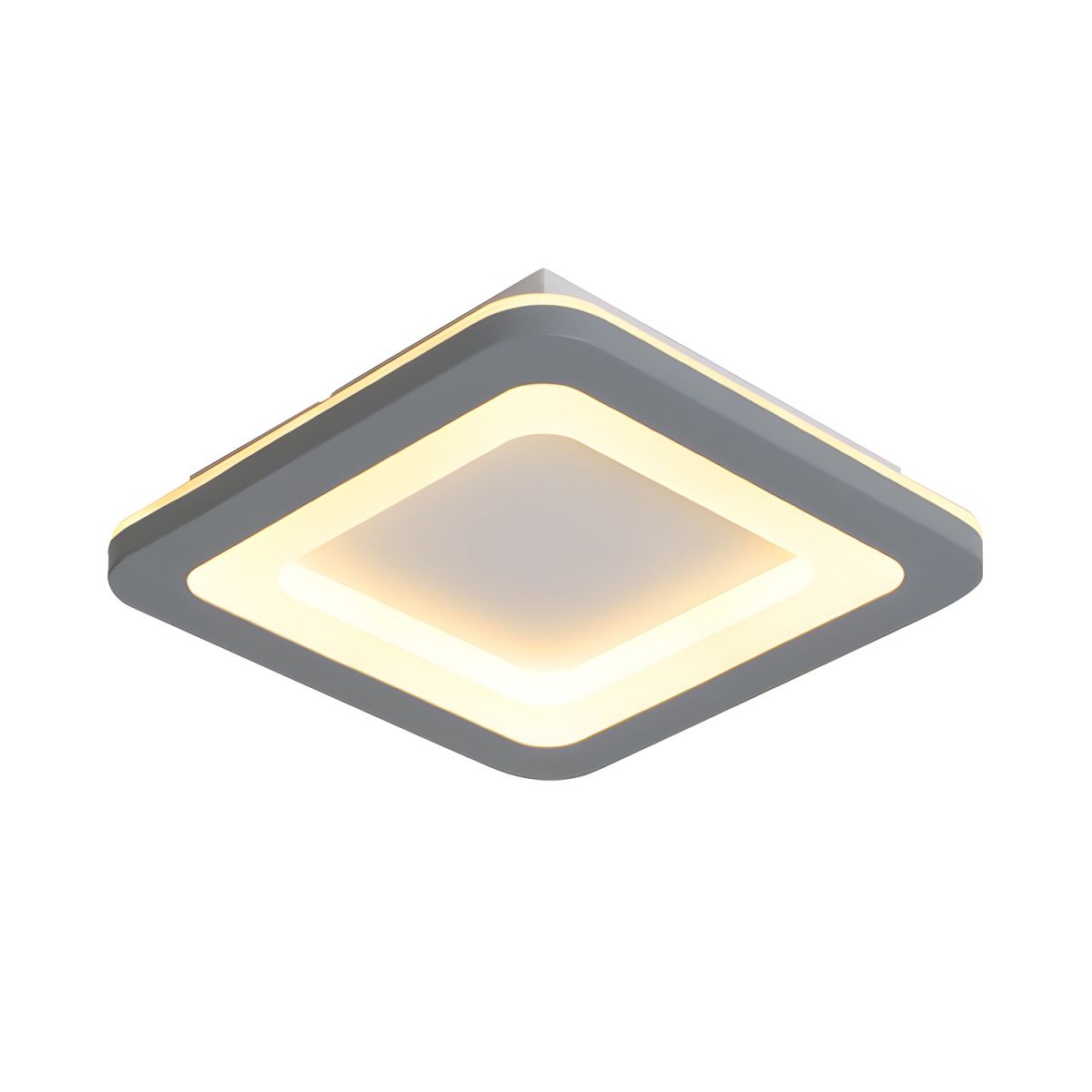 Acrylic Square Nordic Flush Ceiling Light | Virexo