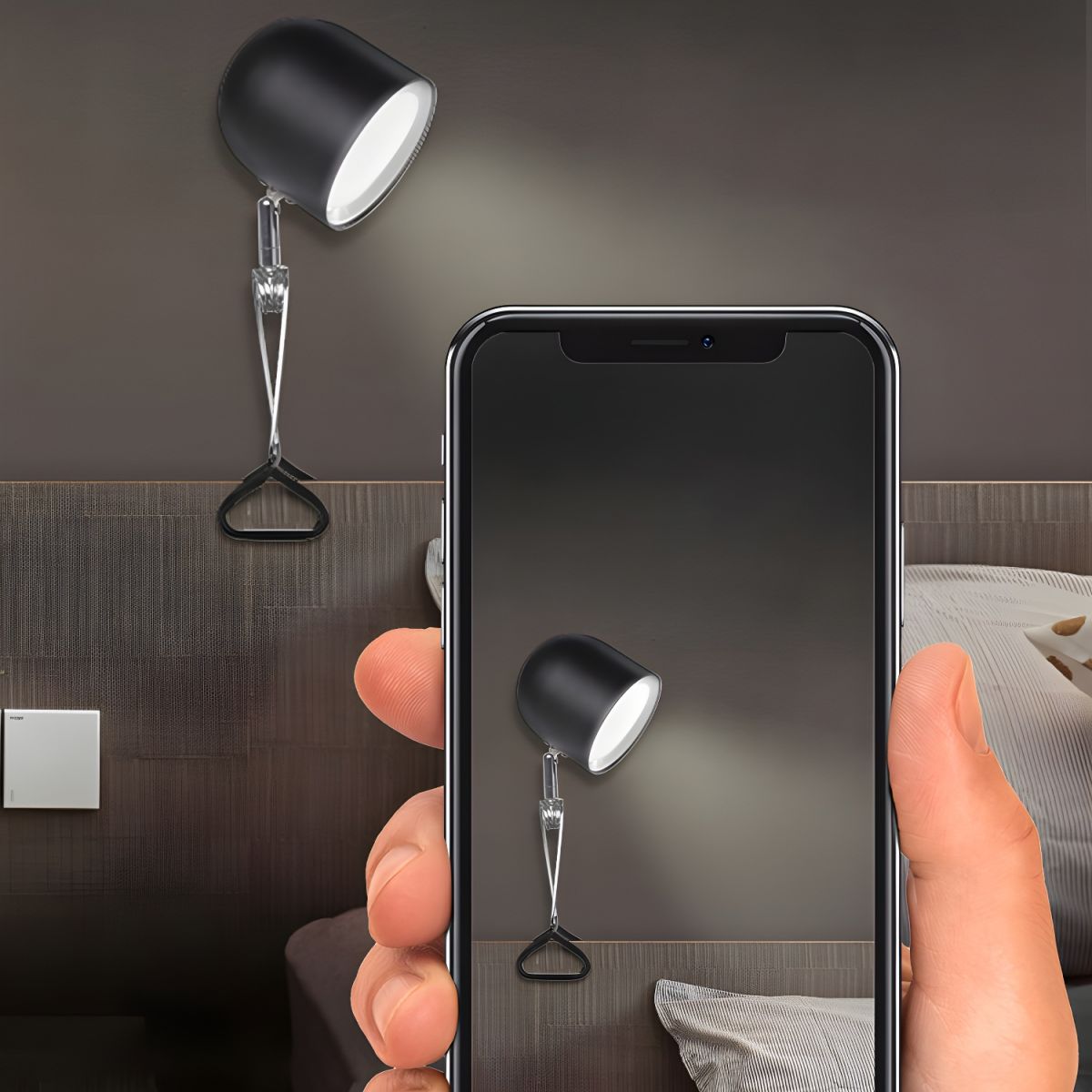 Adjustable Clip Table Lamp Modern Metal Design | Lomirad