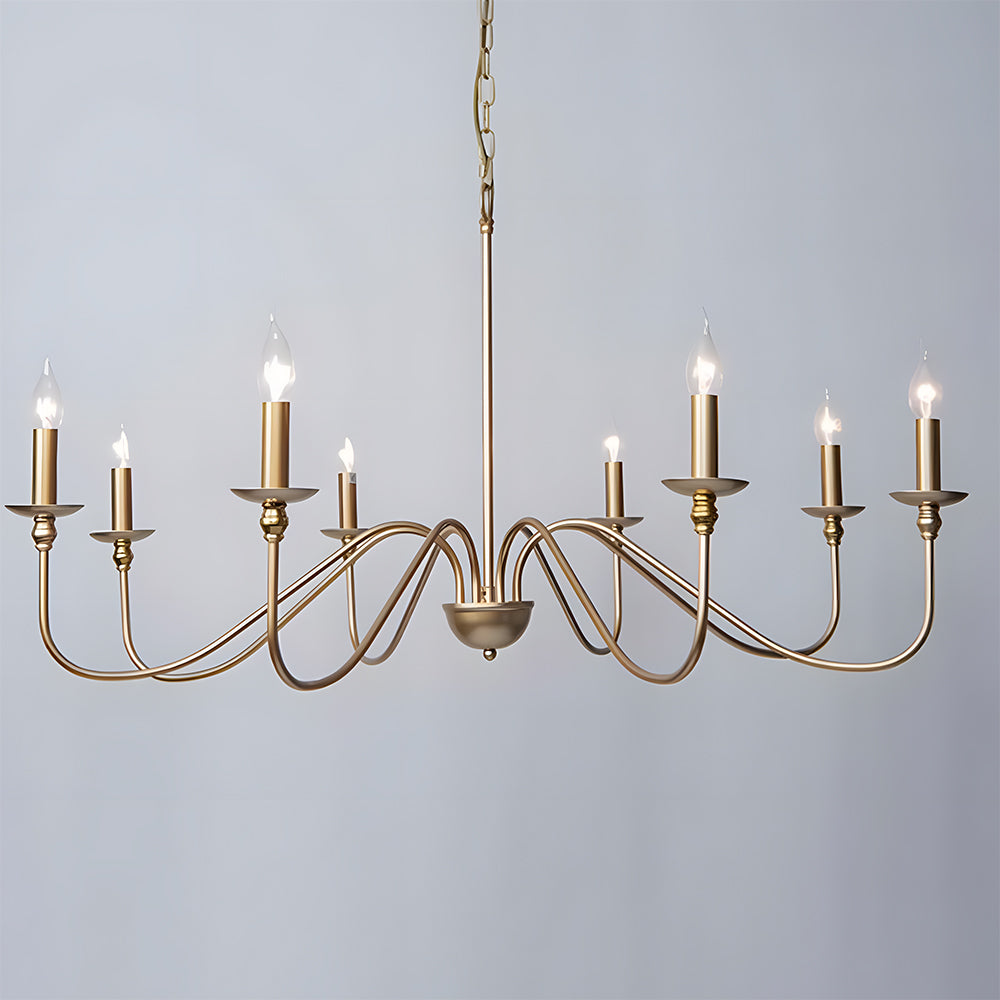 Adjustable Height Modern Iron Chandelier | Welnico