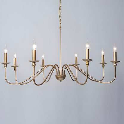 Adjustable Height Modern Iron Chandelier | Welnico