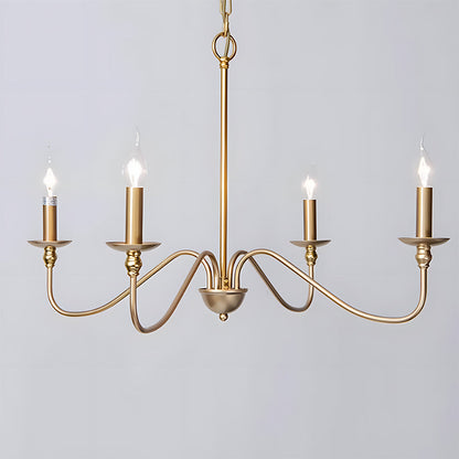 Adjustable Height Modern Iron Chandelier | Welnico