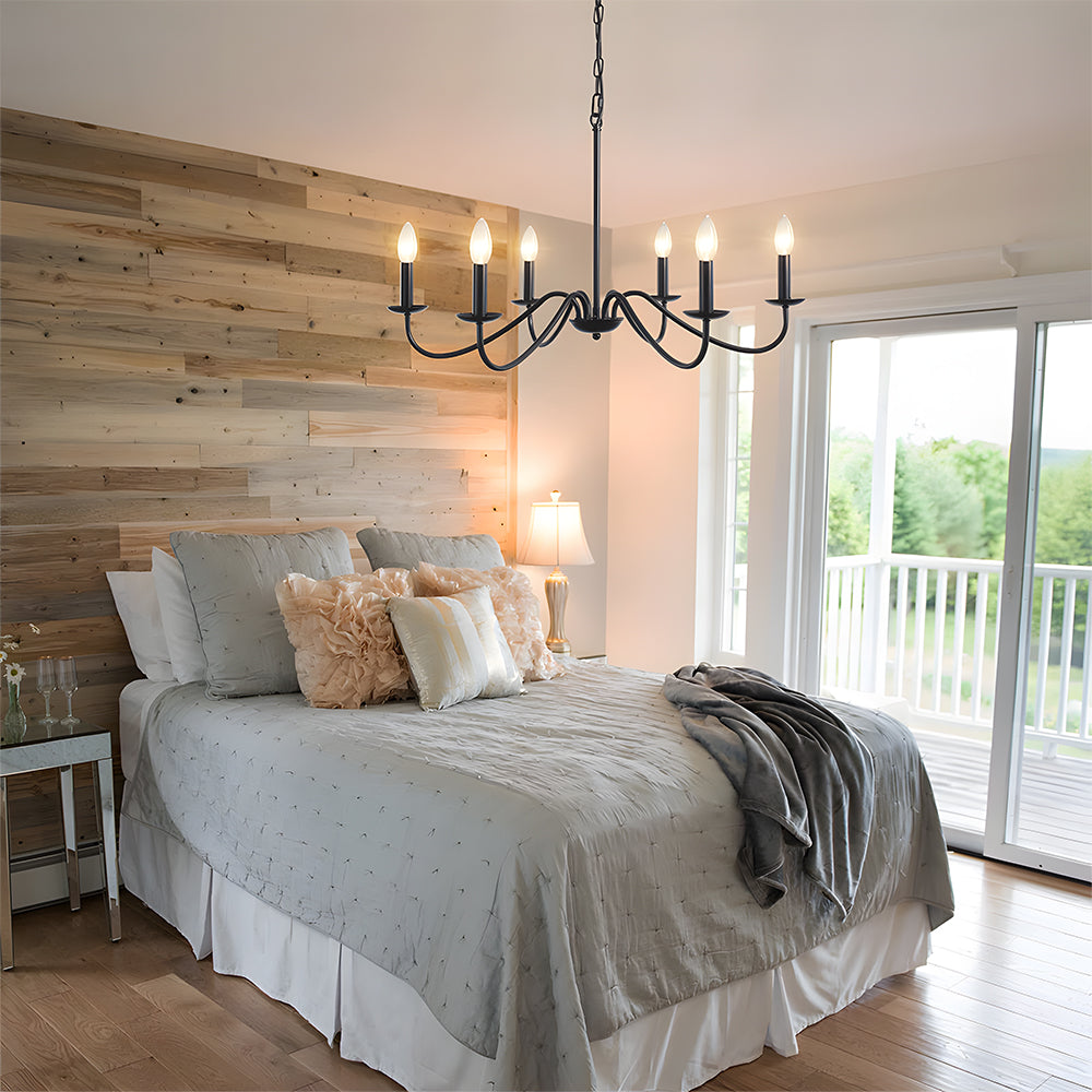 Adjustable Height Modern Iron Chandelier | Welnico
