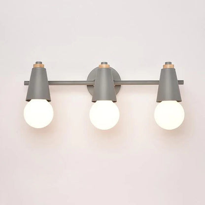 Adjustable Iron Wood Wall Light With Dual Heads | Lumawyn