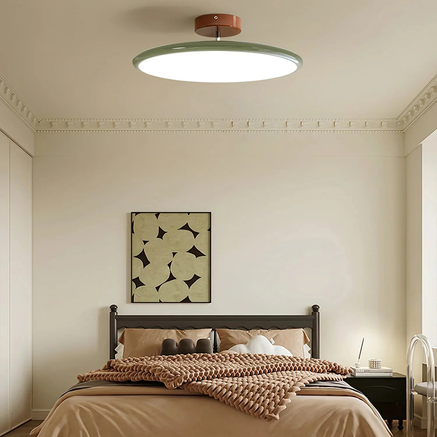 Adjustable LED Ceiling Light with Round Shade | Aurvex