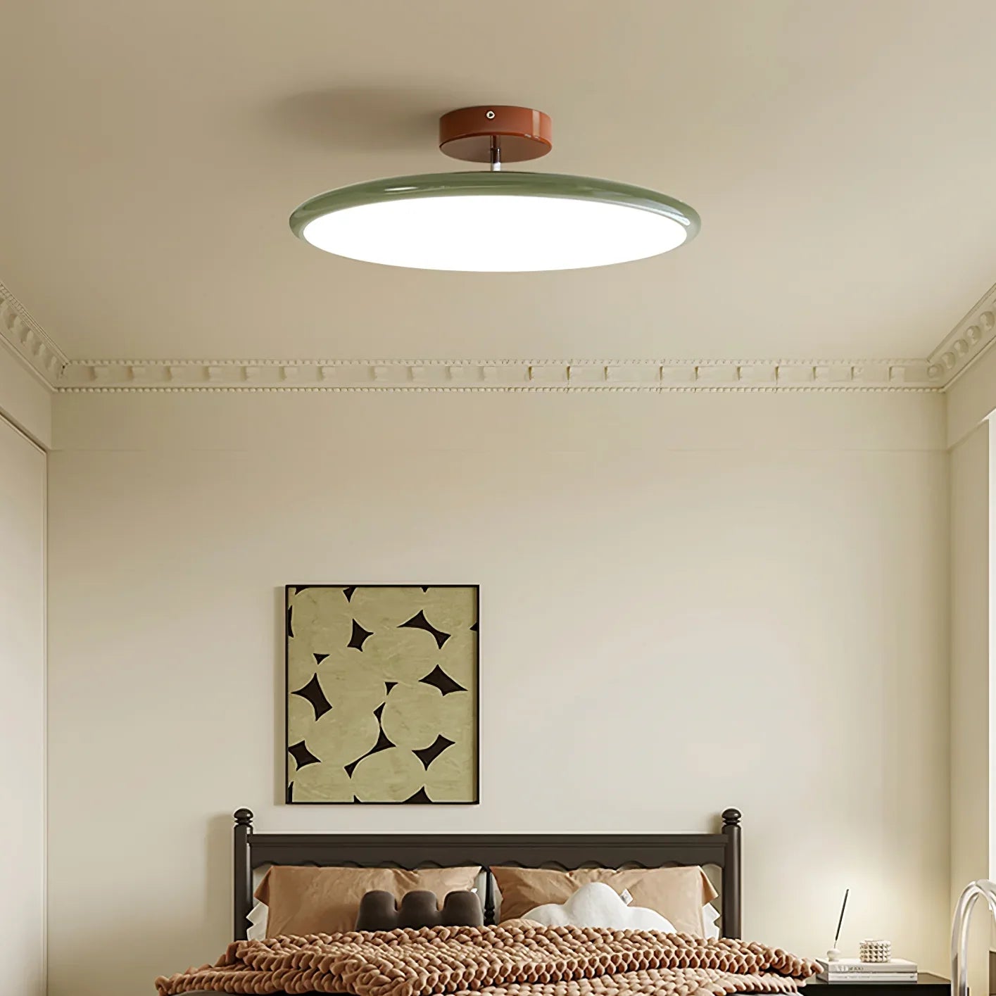 Adjustable LED Ceiling Light with Round Shade | Aurvex
